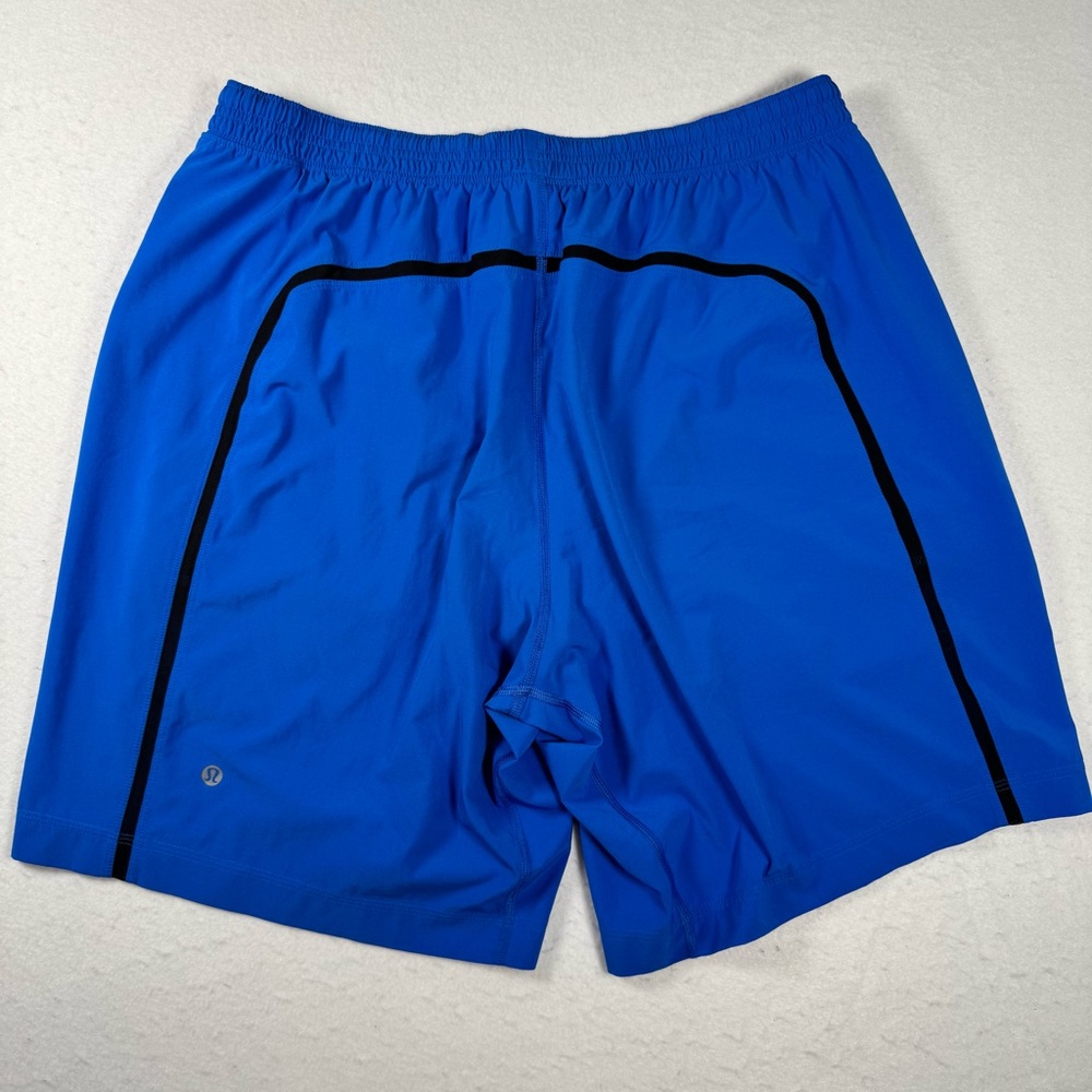 Lululemon Run Response Men’s XL Sapphire‎ Blue 9” Shorts COOLMAX